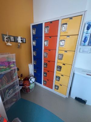 colorful-lockers Art Therapy Lockers